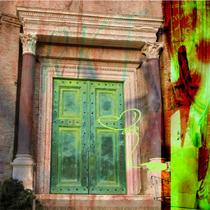 green door